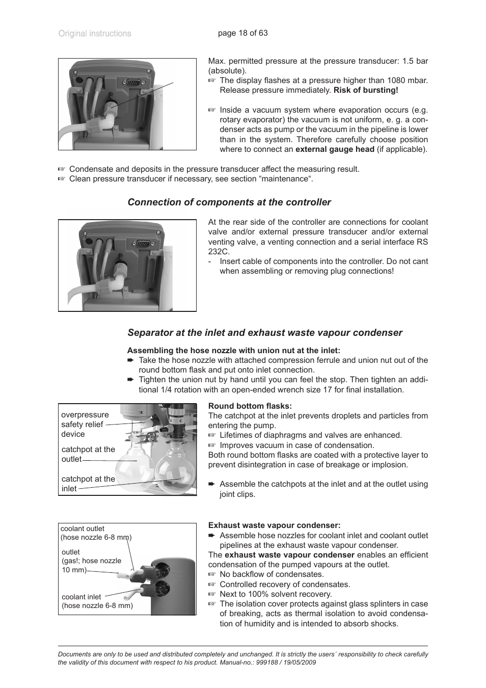 VACUUBRAND PC 620 NT User Manual | Page 18 / 63