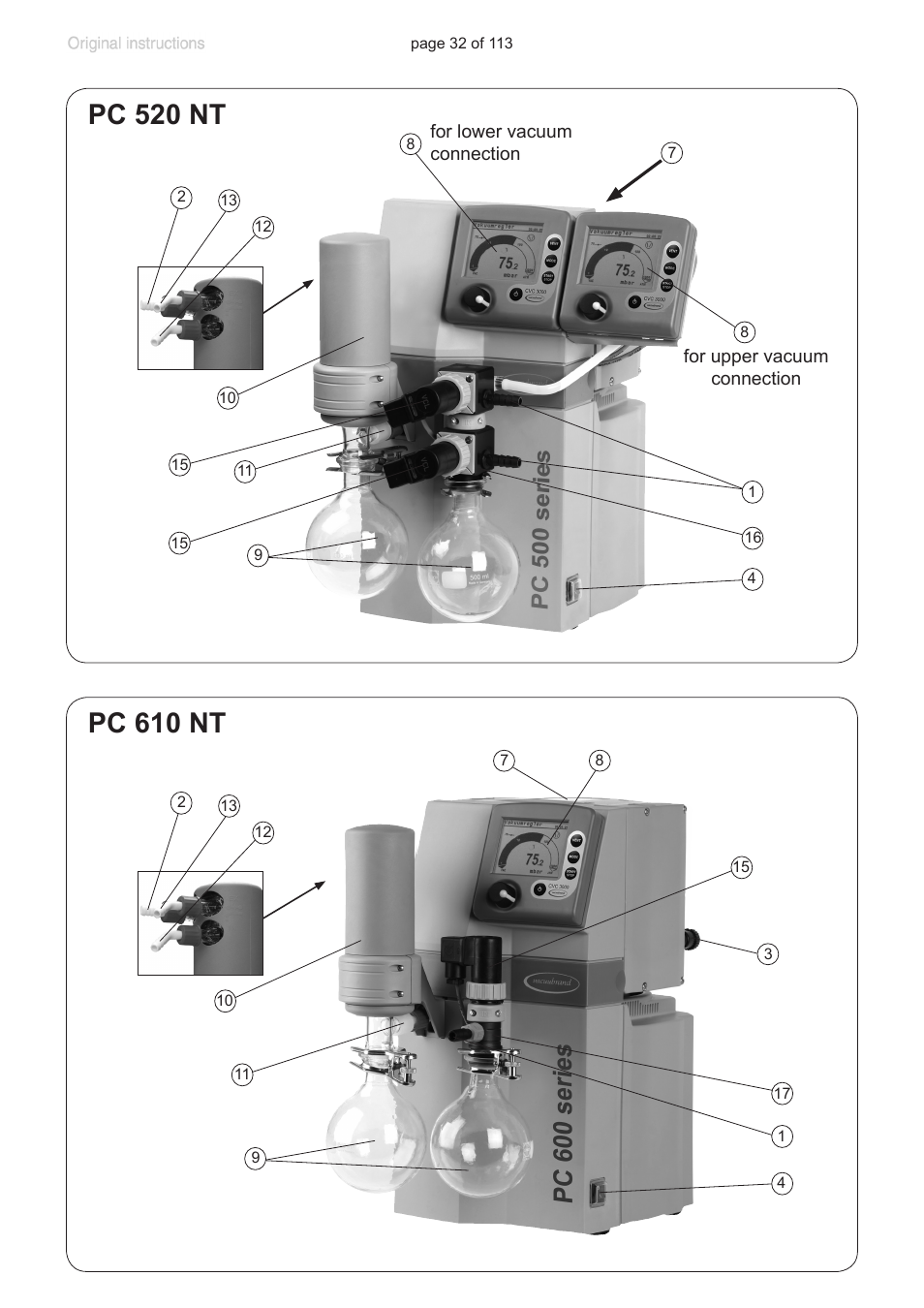 VACUUBRAND PC 620 NT plastic housing User Manual | Page 32 / 113