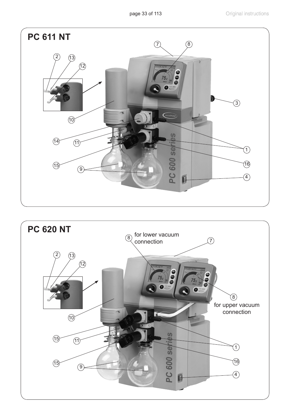 VACUUBRAND PC 620 NT plastic housing User Manual | Page 33 / 113