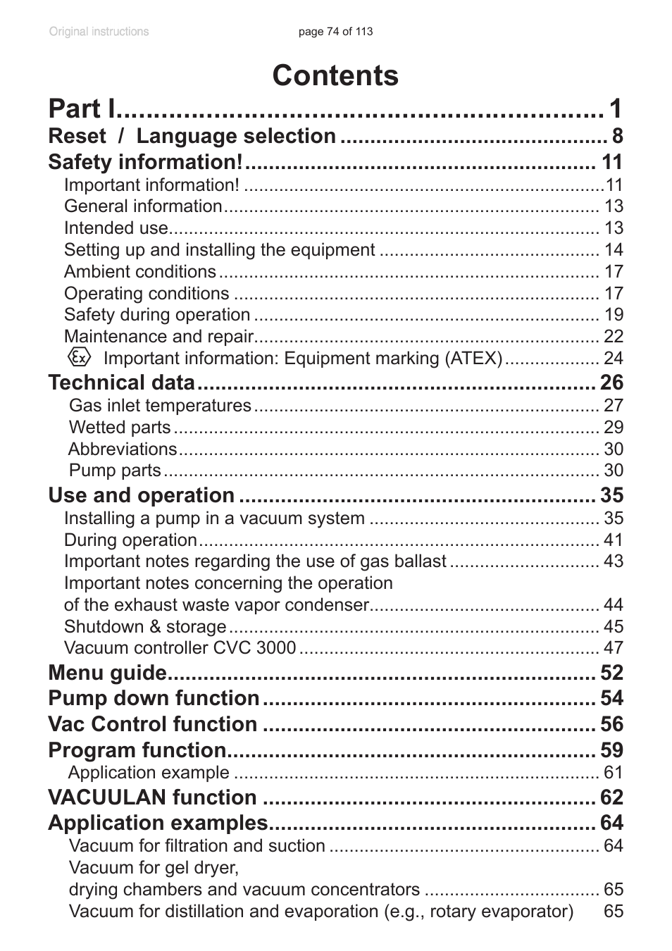 VACUUBRAND PC 620 NT plastic housing User Manual | Page 74 / 113