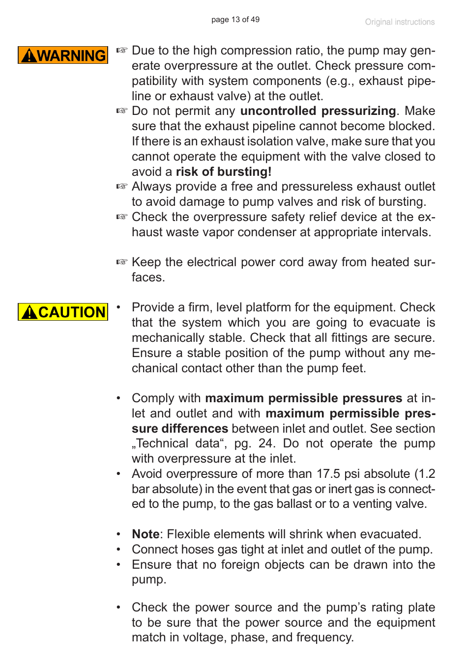 VACUUBRAND PC 8 m. RC 6 User Manual | Page 13 / 49