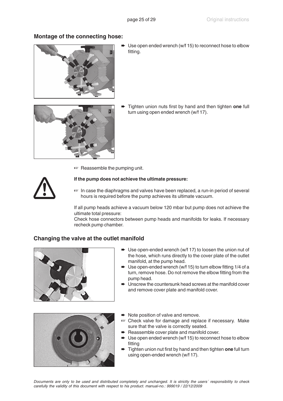 VACUUBRAND RP 35C VARIO User Manual | Page 25 / 29