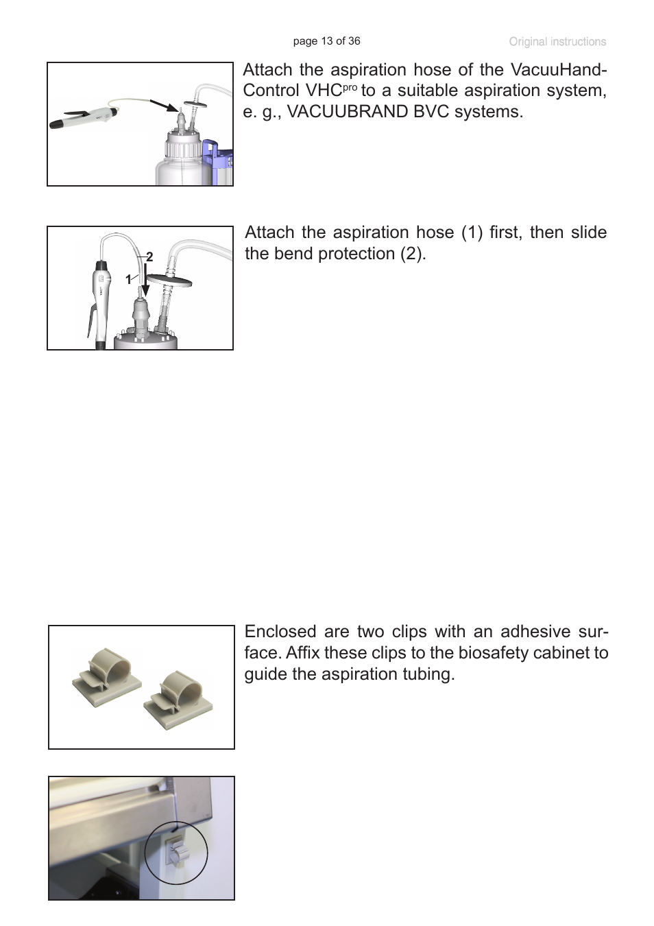 VACUUBRAND VacuuHandControl VHCpro User Manual | Page 13 / 36