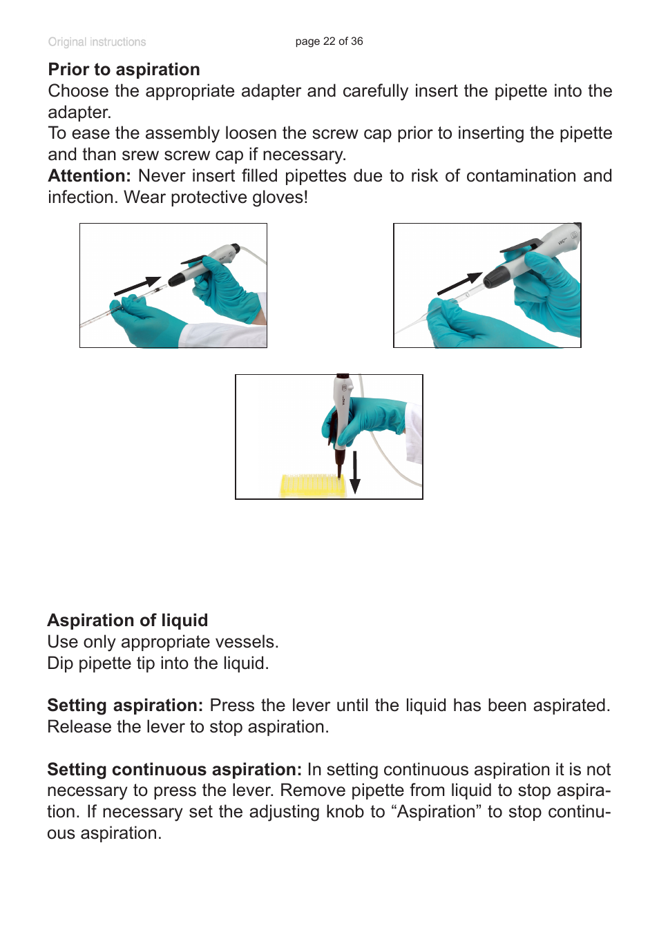 VACUUBRAND VacuuHandControl VHCpro User Manual | Page 22 / 36