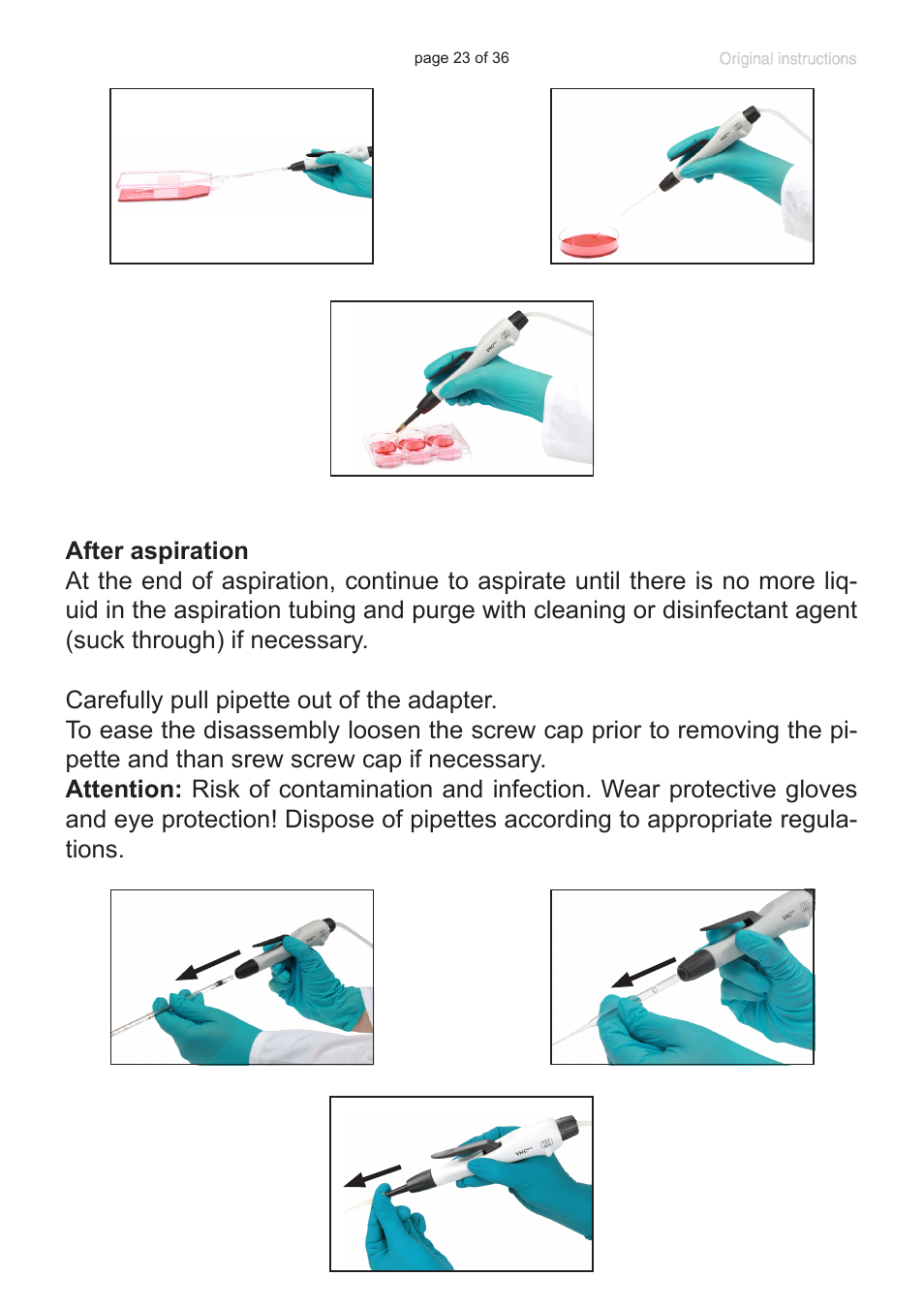 VACUUBRAND VacuuHandControl VHCpro User Manual | Page 23 / 36