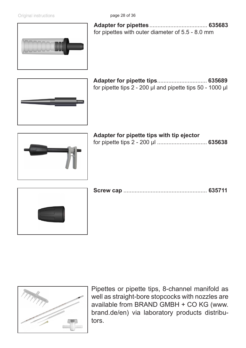 VACUUBRAND VacuuHandControl VHCpro User Manual | Page 28 / 36