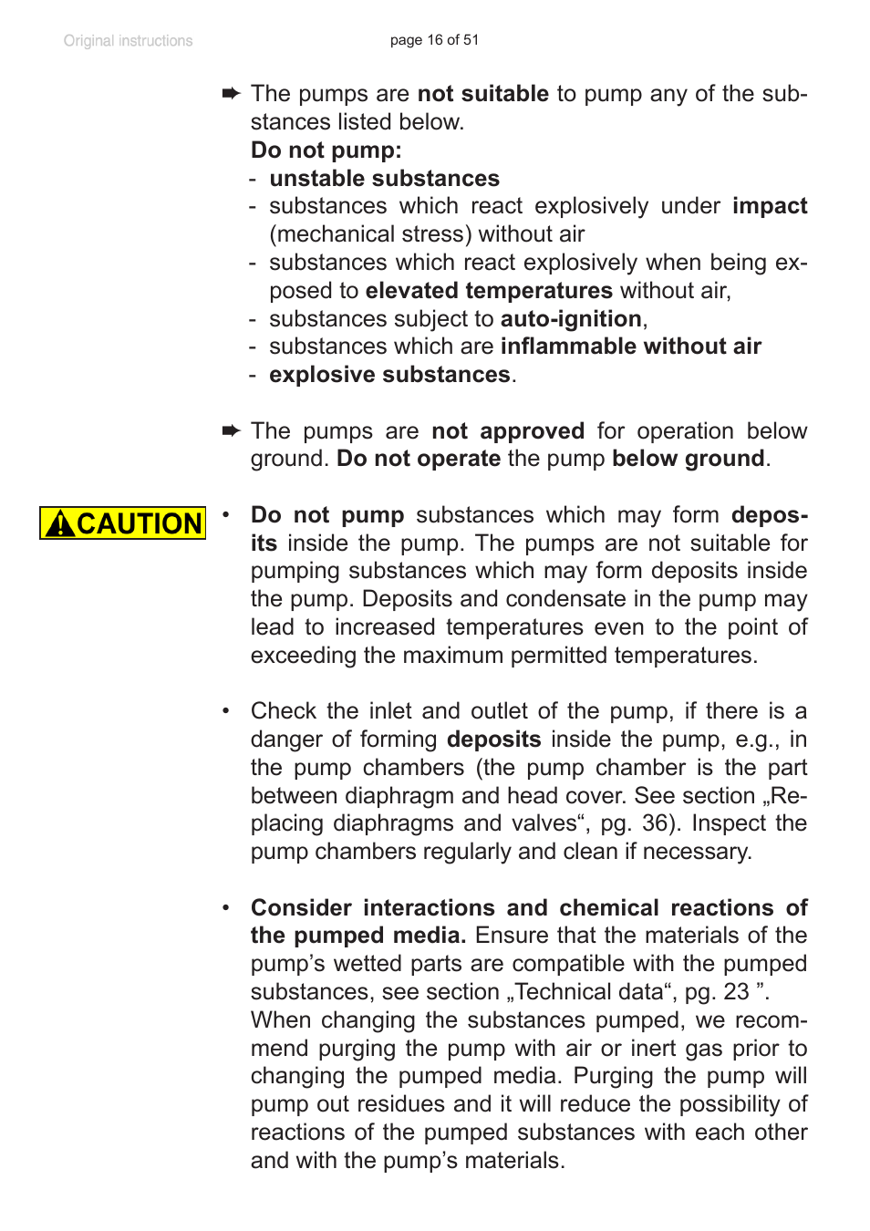 VACUUBRAND MV 10 User Manual | Page 16 / 51