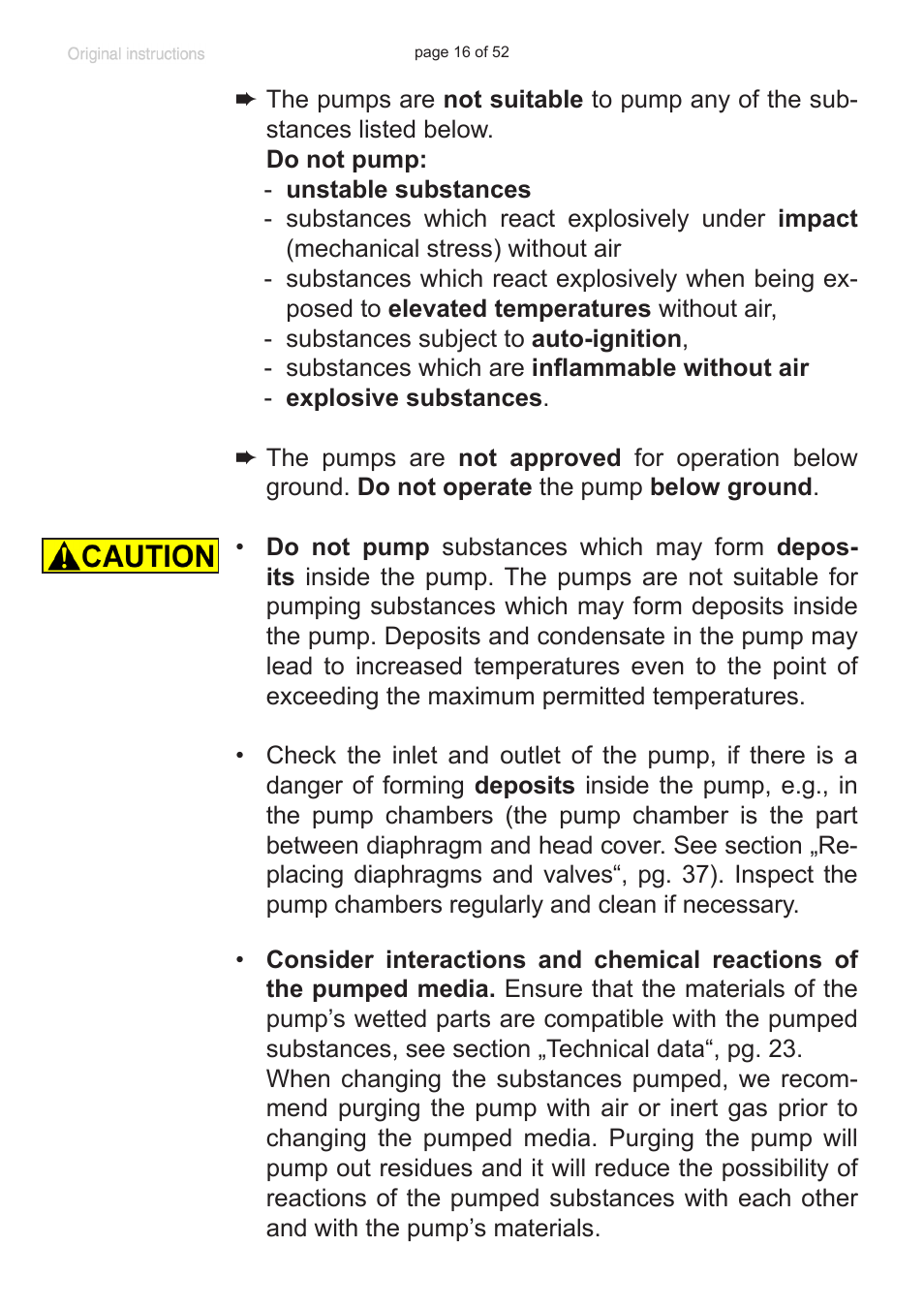 VACUUBRAND MZ 8C User Manual | Page 16 / 52