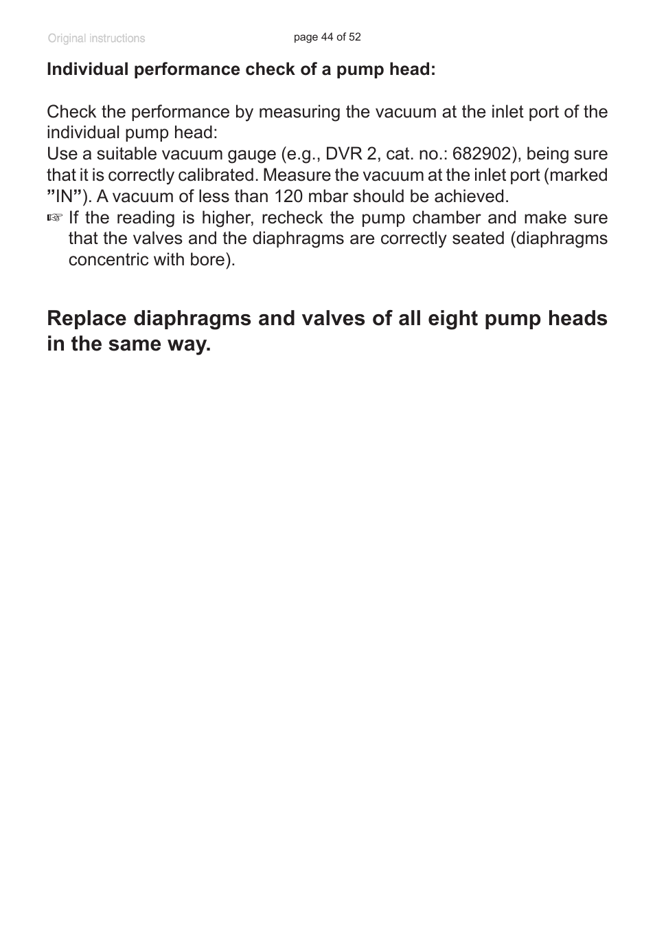 VACUUBRAND MZ 8C User Manual | Page 44 / 52