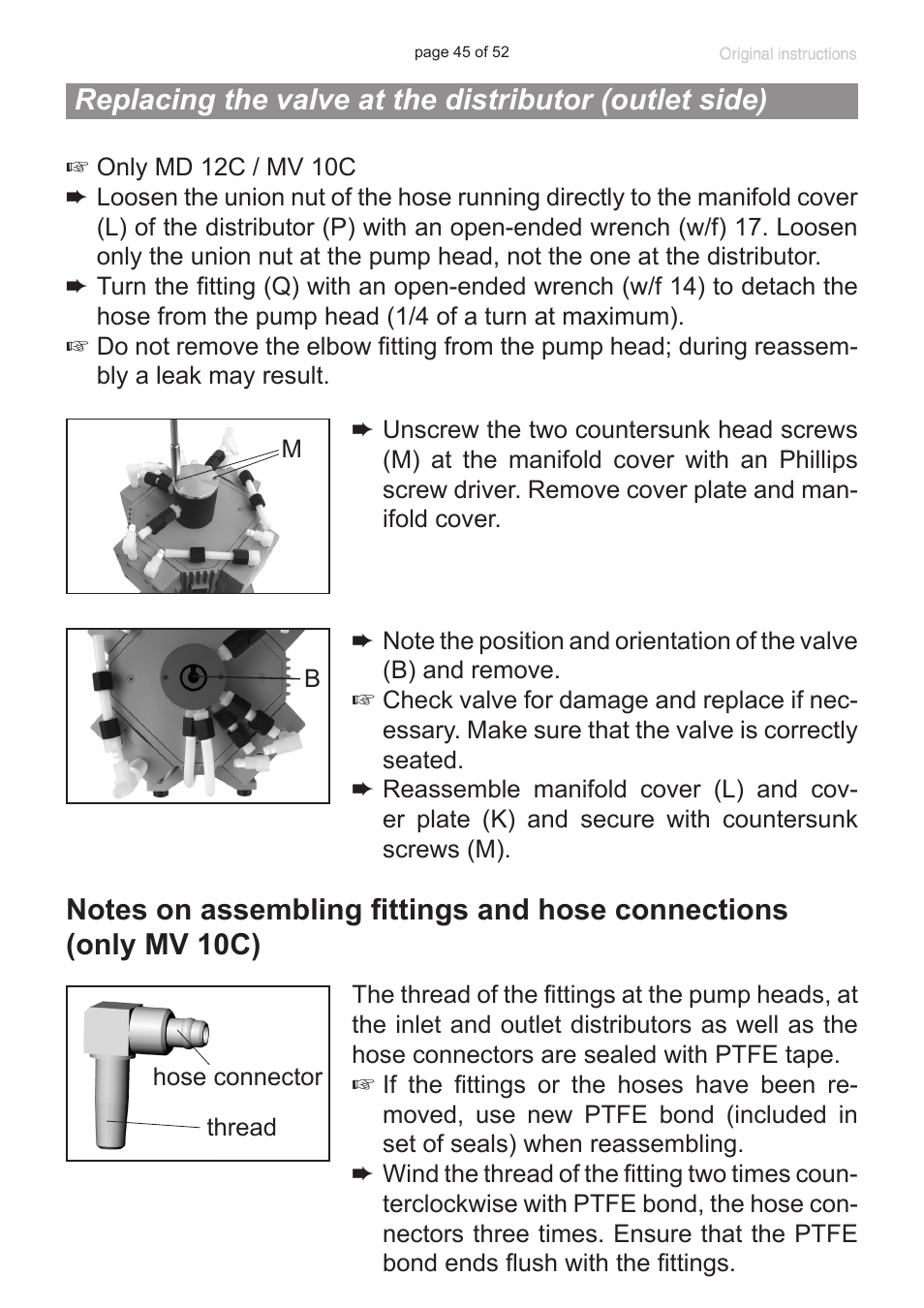 VACUUBRAND MZ 8C User Manual | Page 45 / 52