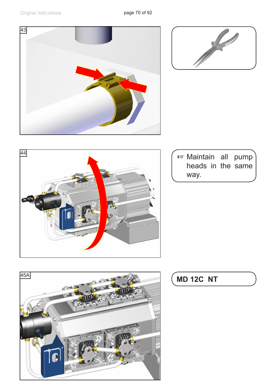 Maintain all pump heads in the same way. md 12c nt | VACUUBRAND MV 10C NT + EK User Manual | Page 70 / 92