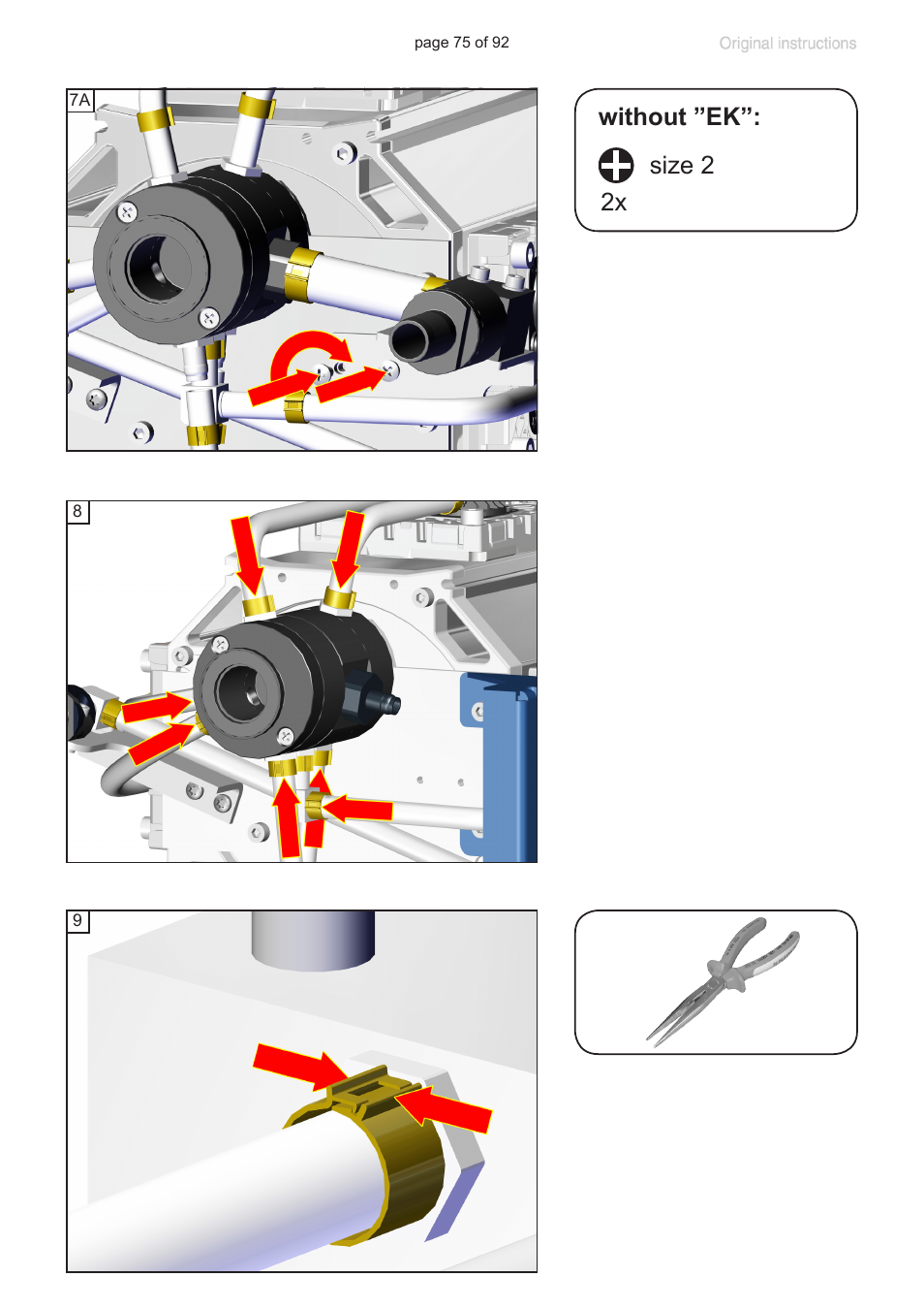 Without ”ek”: size 2 2x | VACUUBRAND MV 10C NT + EK User Manual | Page 75 / 92