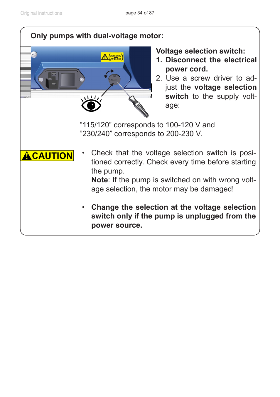 VACUUBRAND MD 1C VARIO-SP User Manual | Page 34 / 87