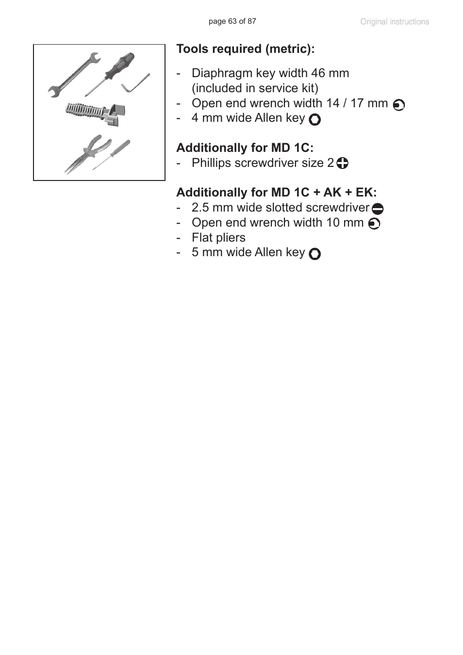 VACUUBRAND MD 1C VARIO-SP User Manual | Page 63 / 87