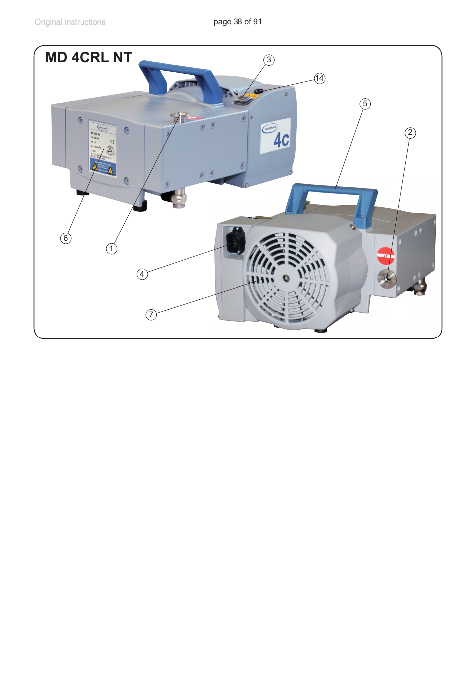 Md 4crl nt | VACUUBRAND MZ 2S NT User Manual | Page 38 / 91