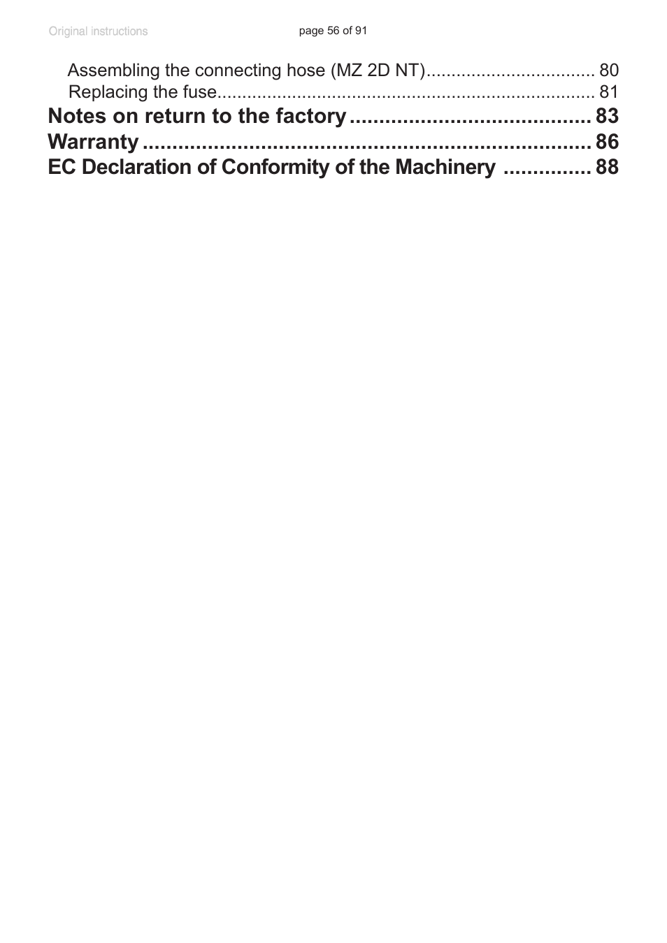 VACUUBRAND MZ 2S NT User Manual | Page 56 / 91