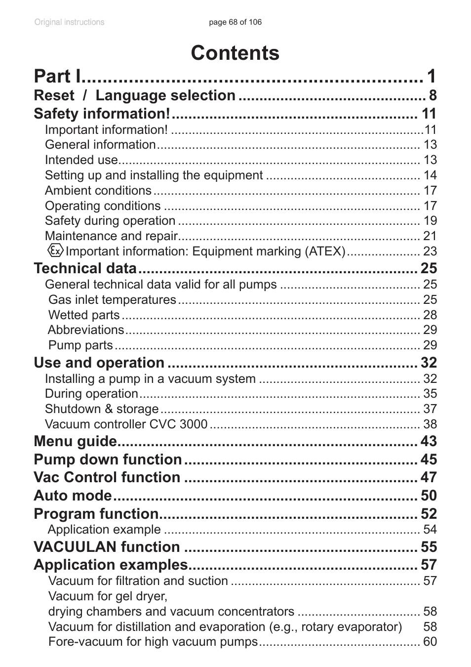 VACUUBRAND MV 2 NT VARIO User Manual | Page 68 / 106