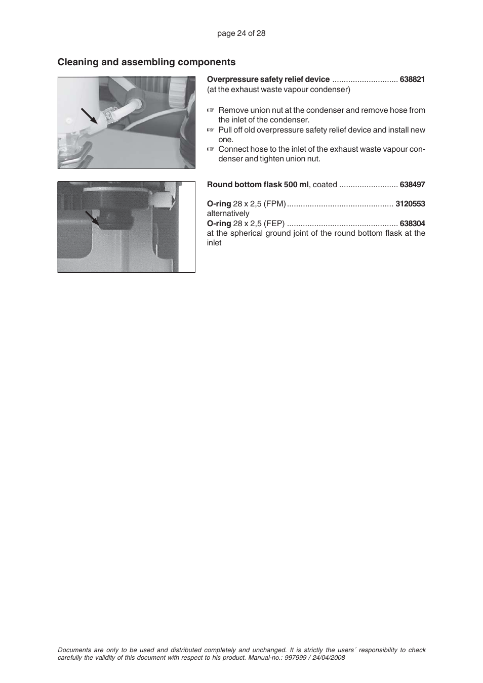 VACUUBRAND MZ 4C User Manual | Page 24 / 28