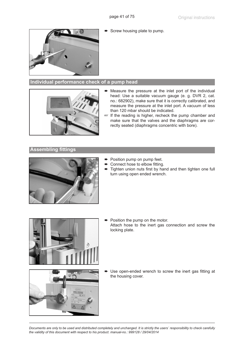 VACUUBRAND MZ 2C EX +IK+EK User Manual | Page 41 / 75
