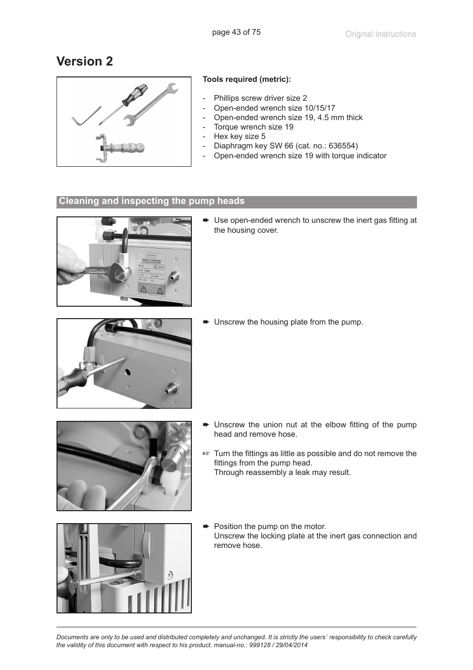 Version 2 | VACUUBRAND MZ 2C EX +IK+EK User Manual | Page 43 / 75