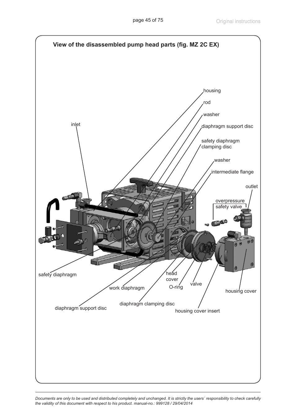 VACUUBRAND MZ 2C EX +IK+EK User Manual | Page 45 / 75