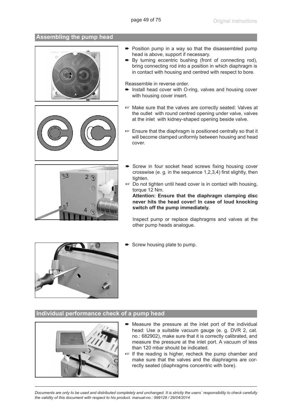VACUUBRAND MZ 2C EX +IK+EK User Manual | Page 49 / 75