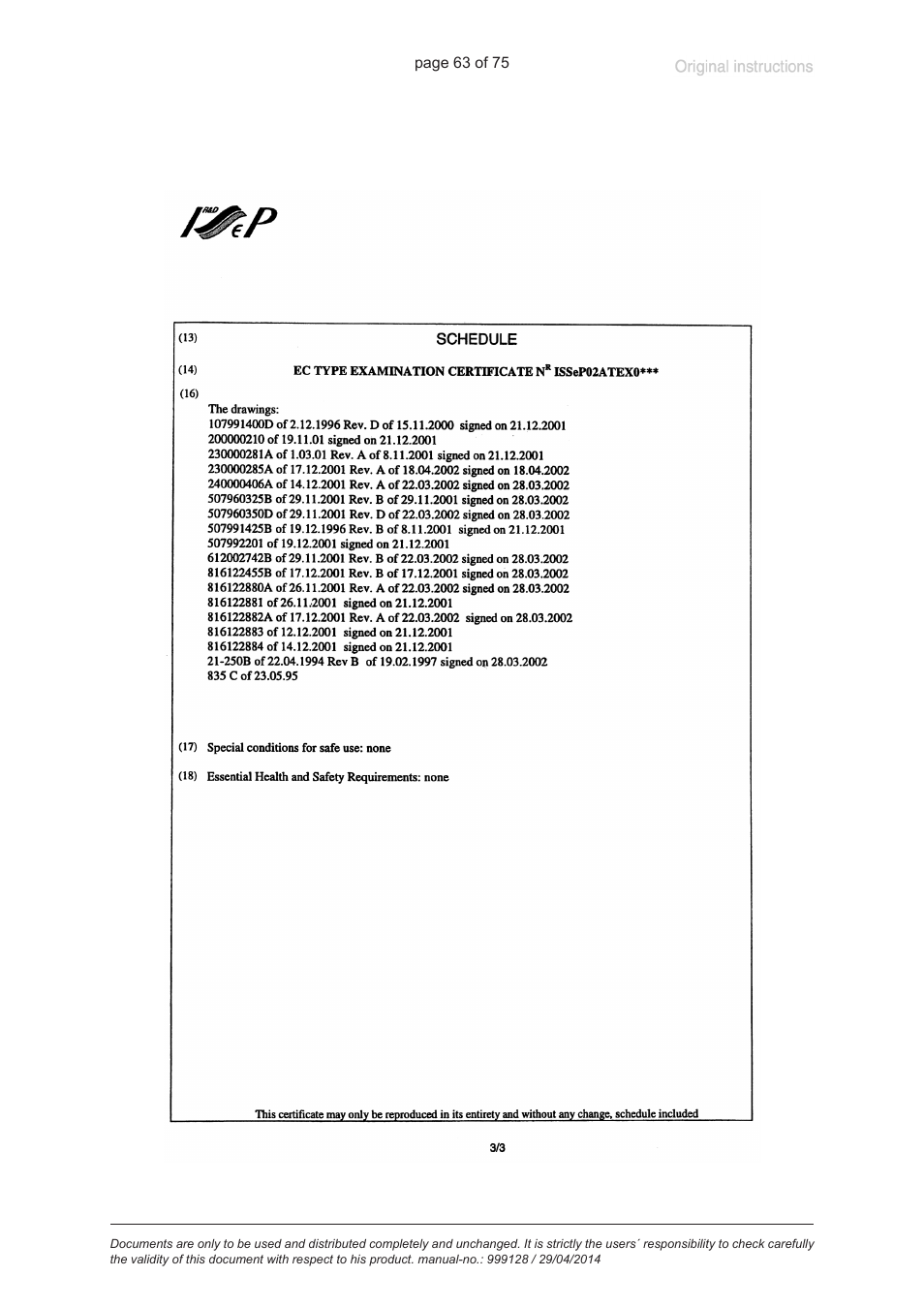 VACUUBRAND MZ 2C EX +IK+EK User Manual | Page 63 / 75