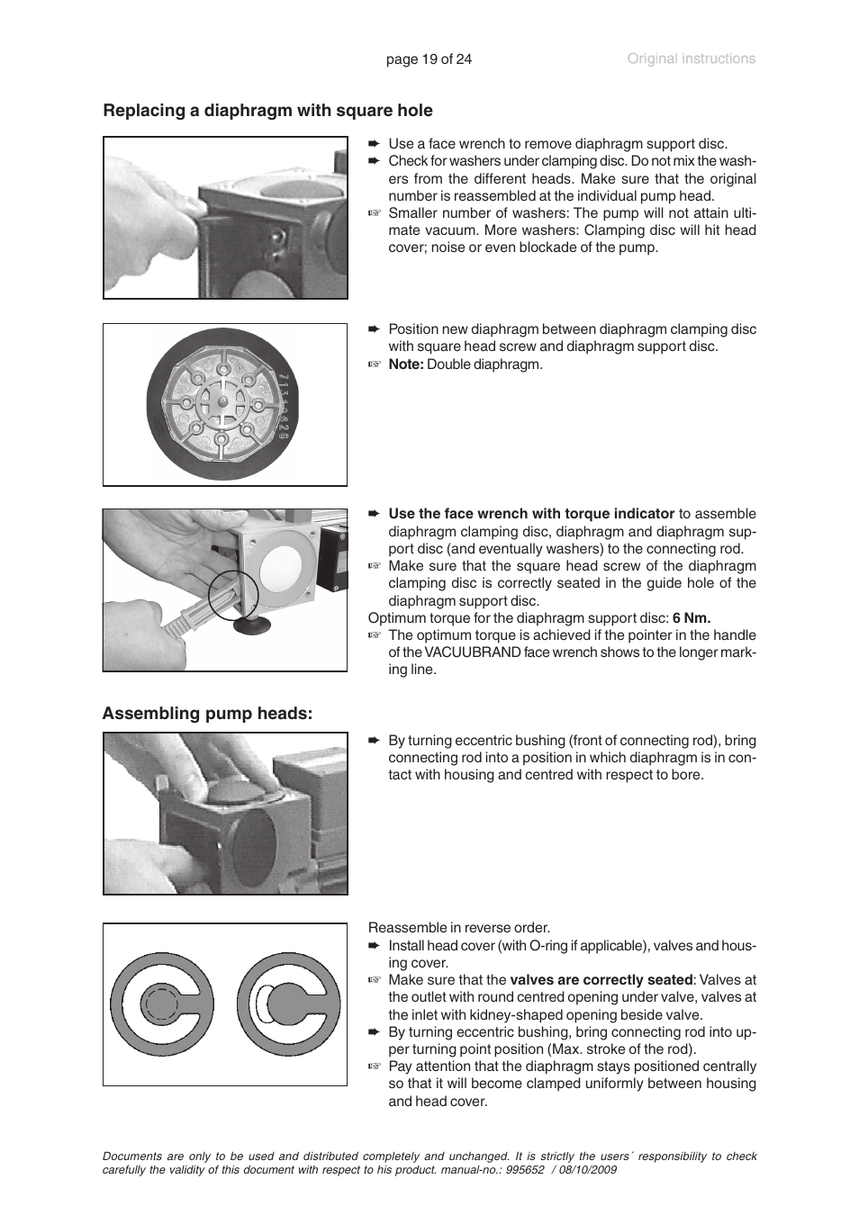 VACUUBRAND MZ 2D User Manual | Page 19 / 24