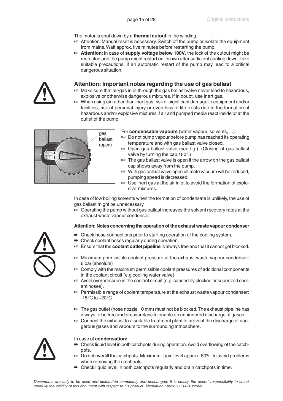 VACUUBRAND MZ 2C +AK+EK User Manual | Page 15 / 28