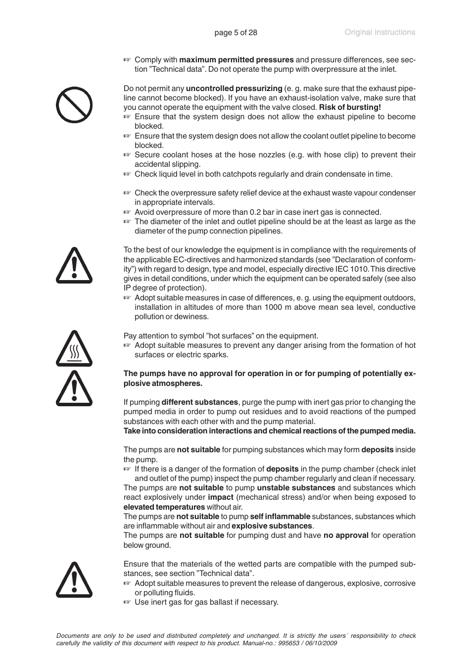 VACUUBRAND MZ 2C +AK+EK User Manual | Page 5 / 28
