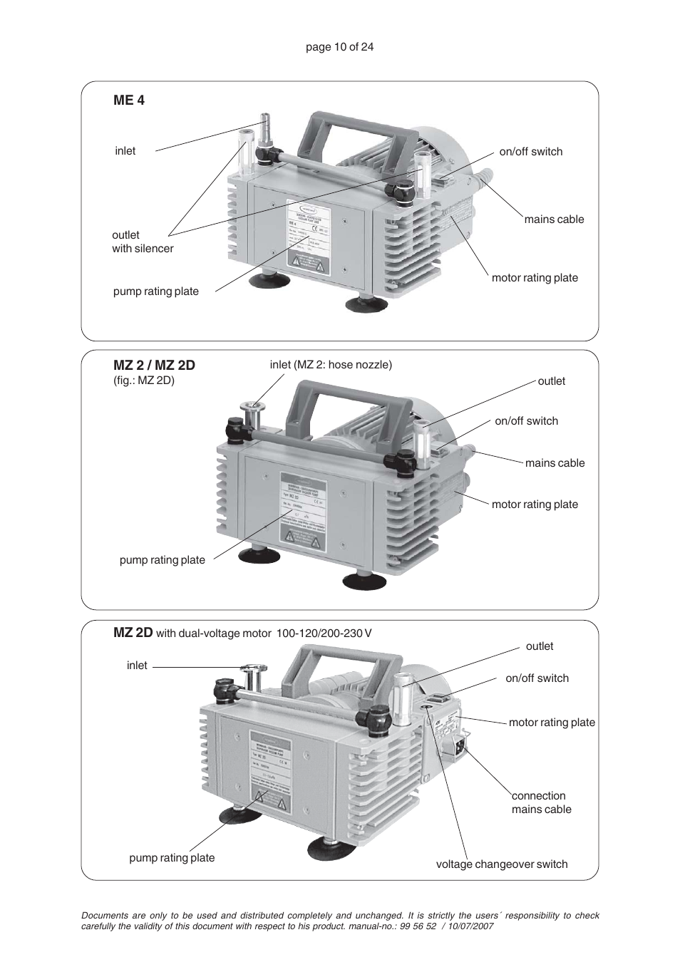 VACUUBRAND ME 2S User Manual | Page 14 / 28