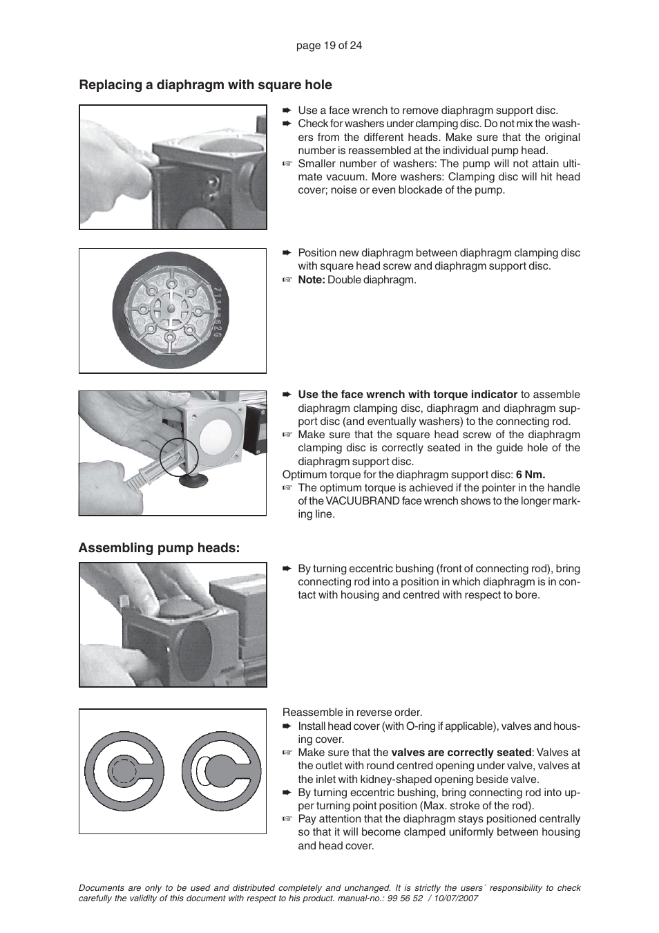 VACUUBRAND ME 2SI User Manual | Page 23 / 28