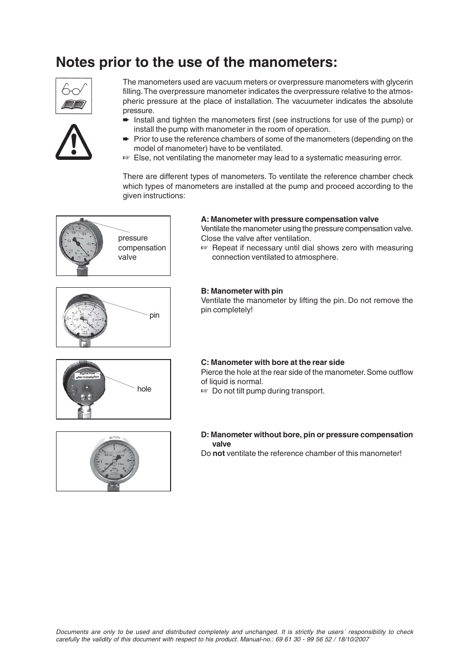 VACUUBRAND ME 2SI User Manual | Page 4 / 28