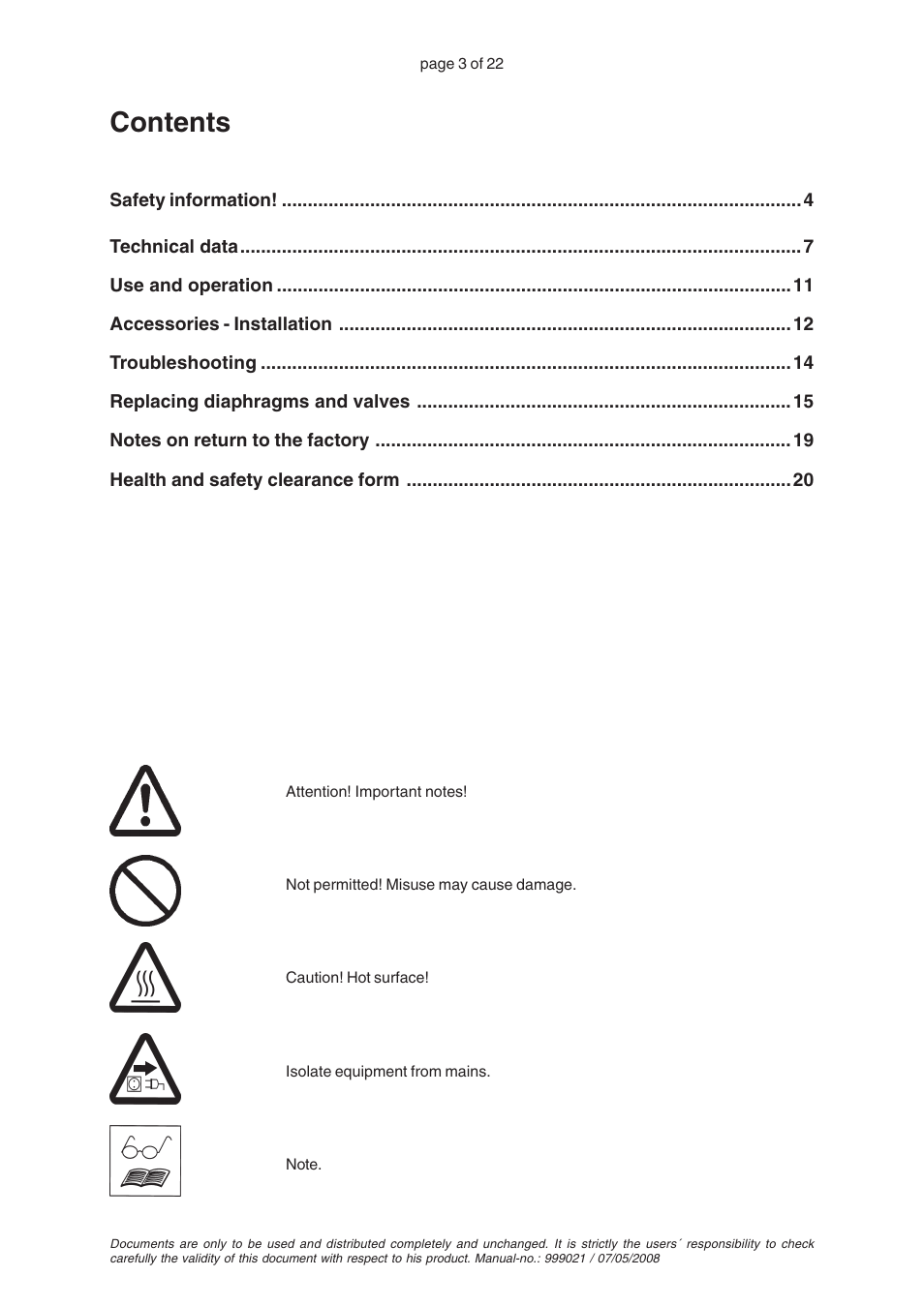 VACUUBRAND ME 8S User Manual | Page 7 / 26