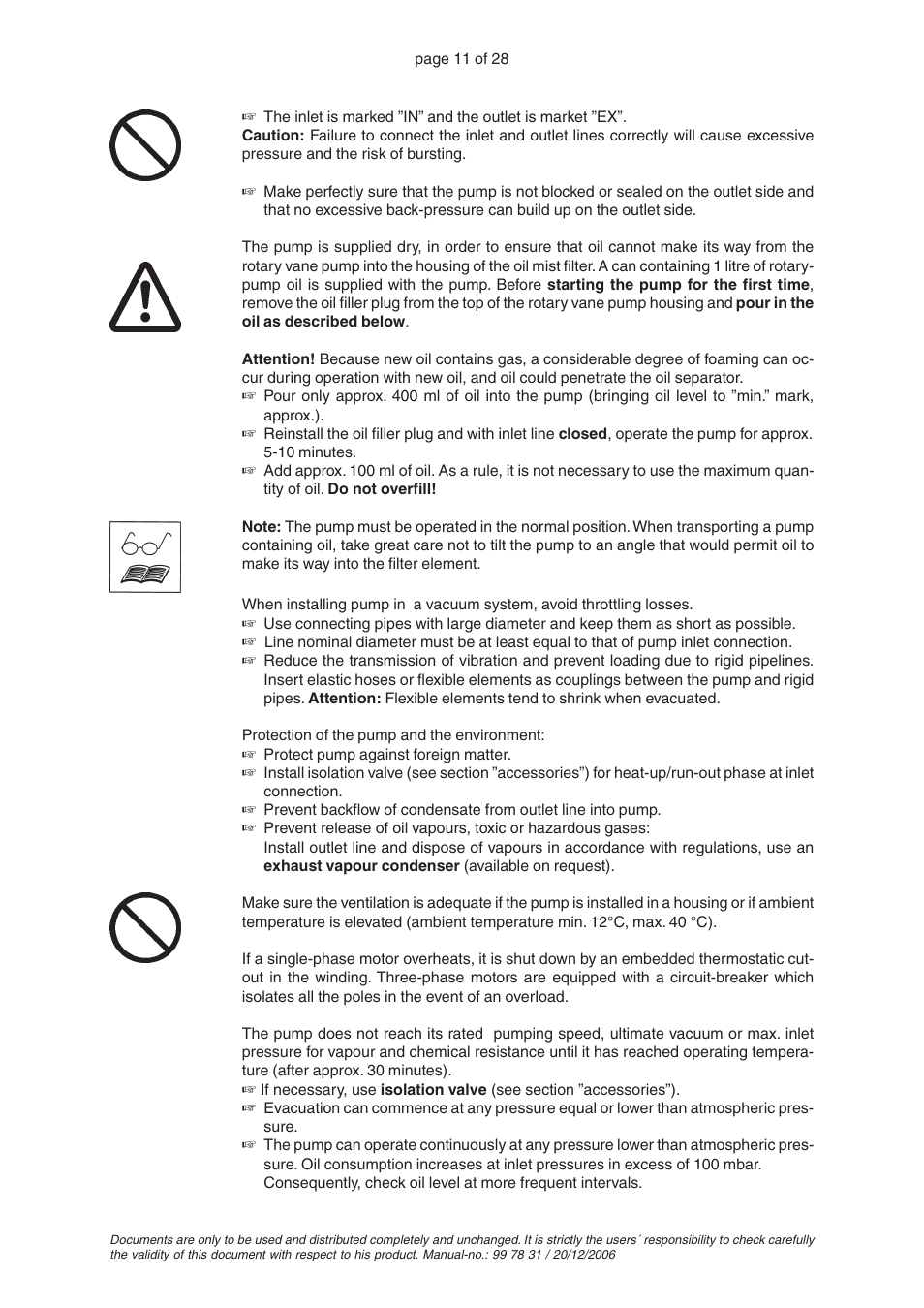 VACUUBRAND RC 5 User Manual | Page 11 / 28