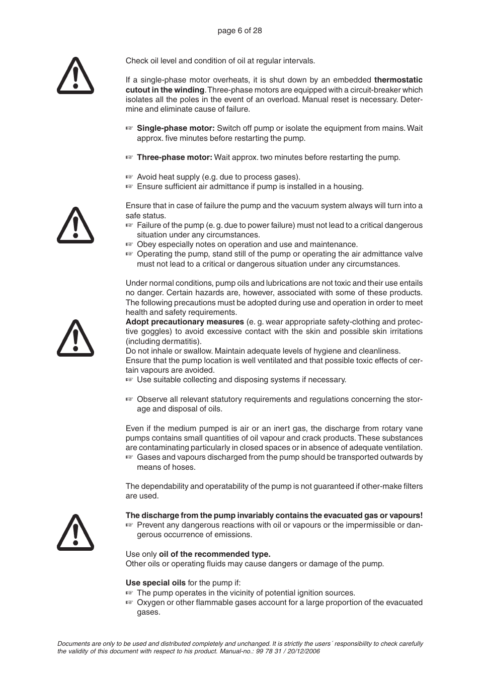 VACUUBRAND RC 5 User Manual | Page 6 / 28