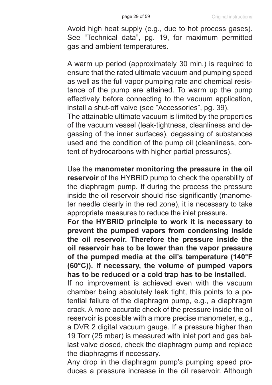 VACUUBRAND RC 6 User Manual | Page 29 / 59