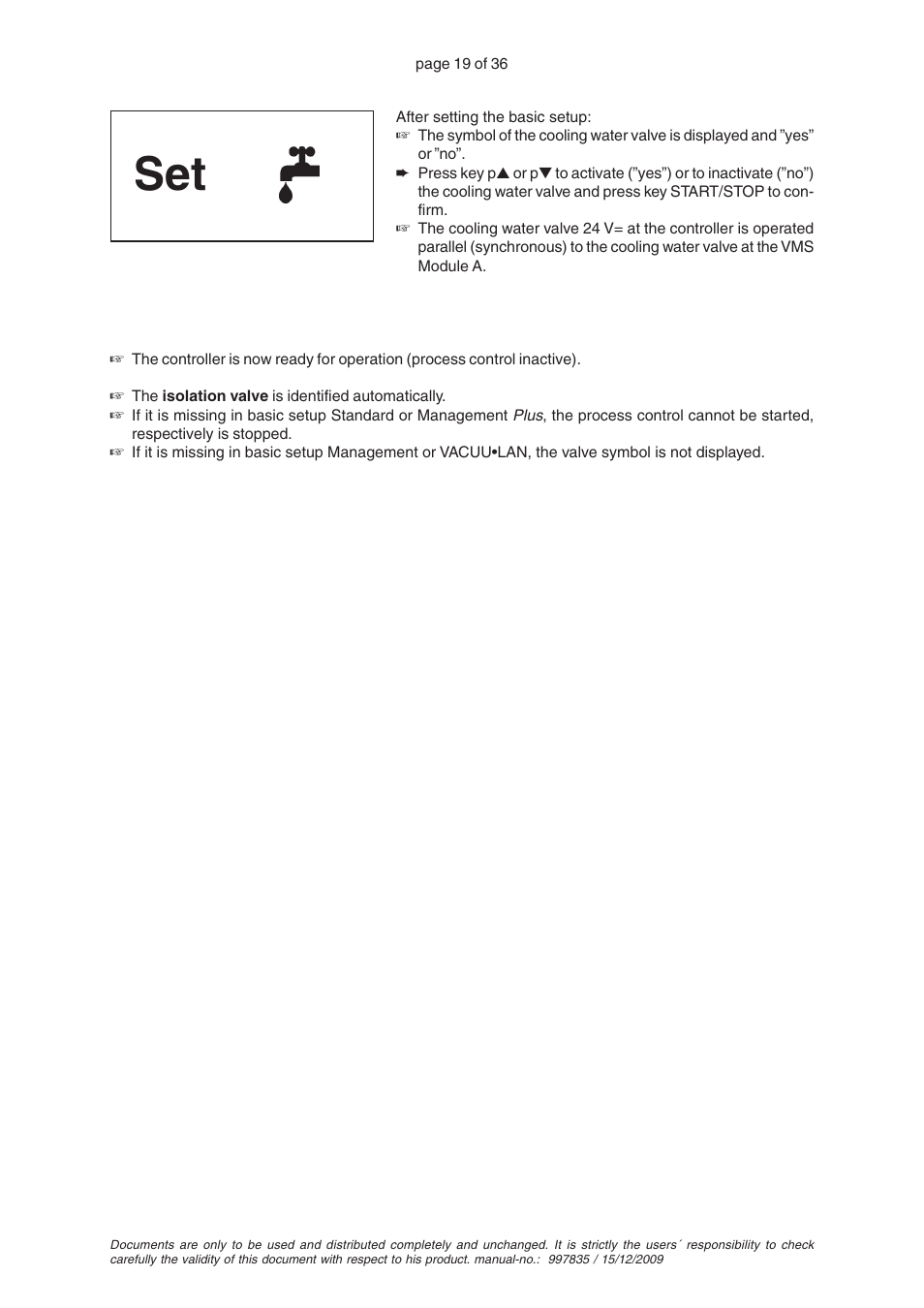 VACUUBRAND CVC 2II User Manual | Page 19 / 36