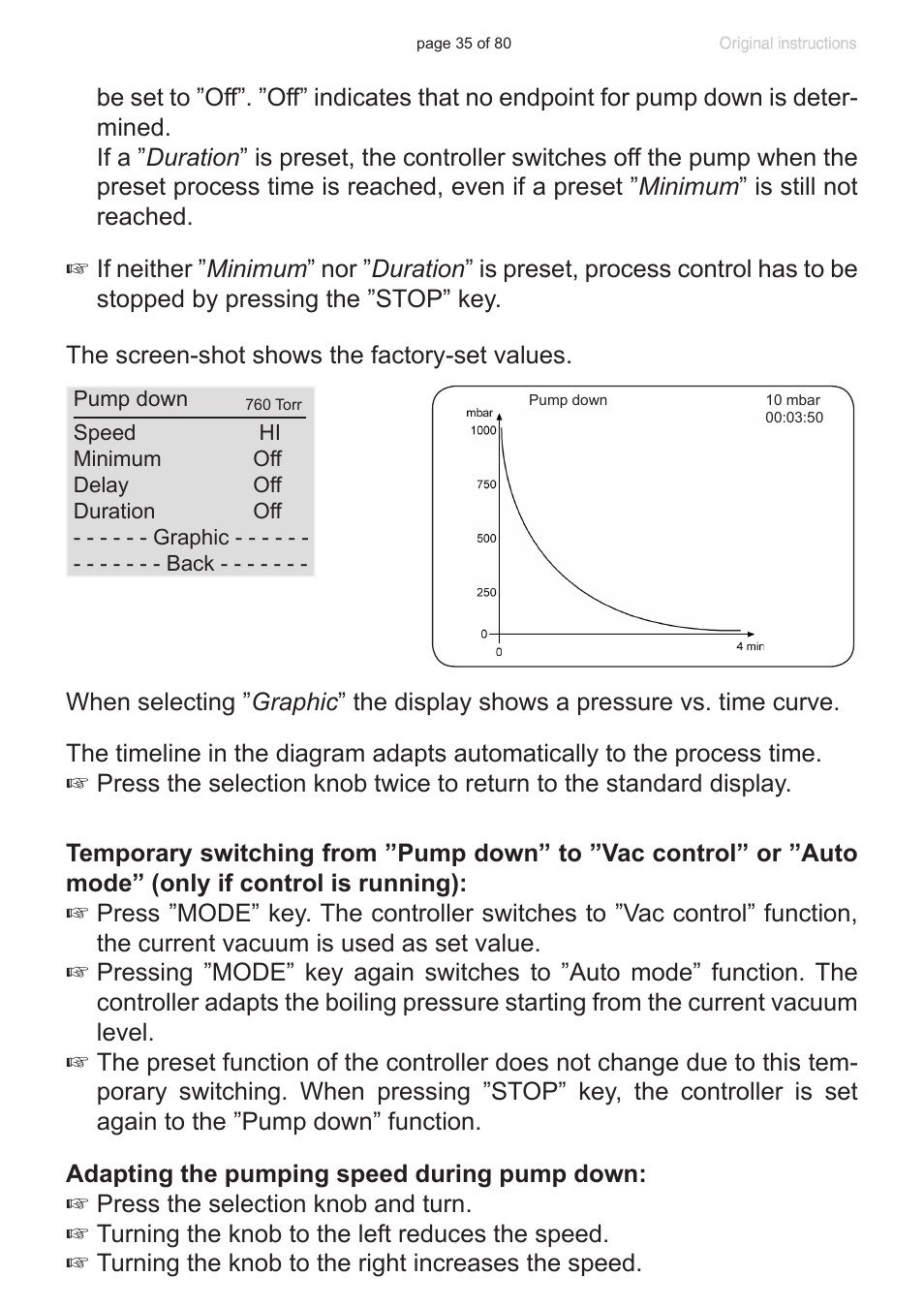 VACUUBRAND CVC 3000 User Manual | Page 35 / 80