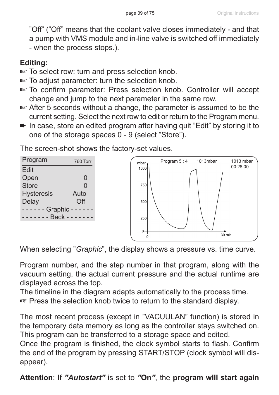 VACUUBRAND CVC 3000 E User Manual | Page 39 / 75