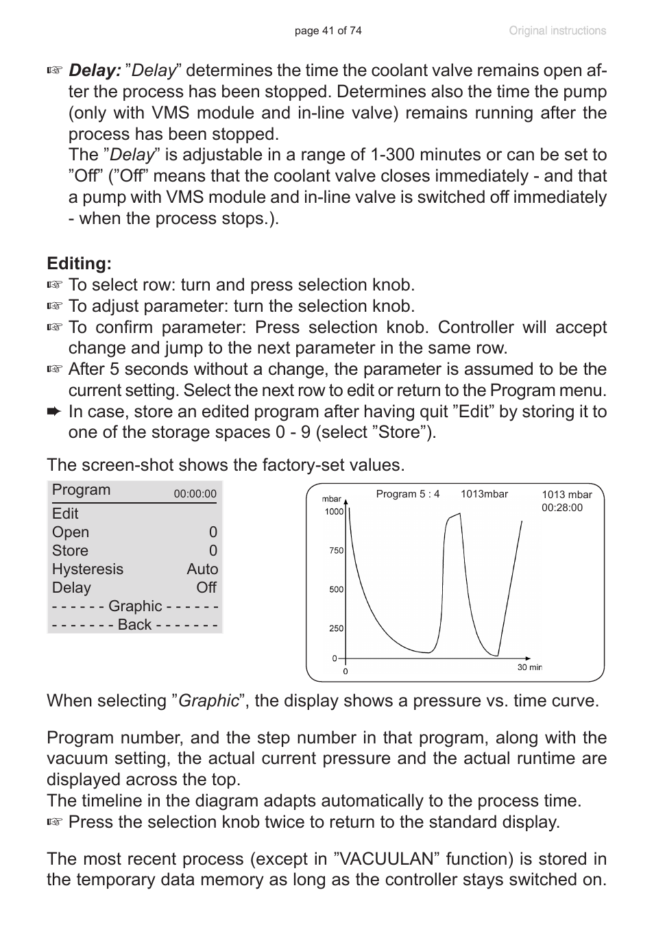 VACUUBRAND CVC 3000 detect User Manual | Page 41 / 74