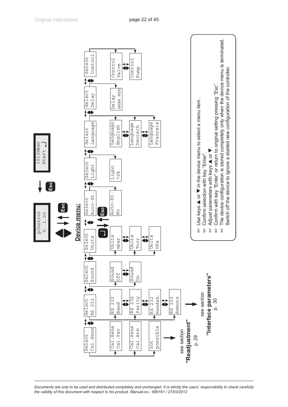 VACUUBRAND VNC 2 User Manual | Page 22 / 45