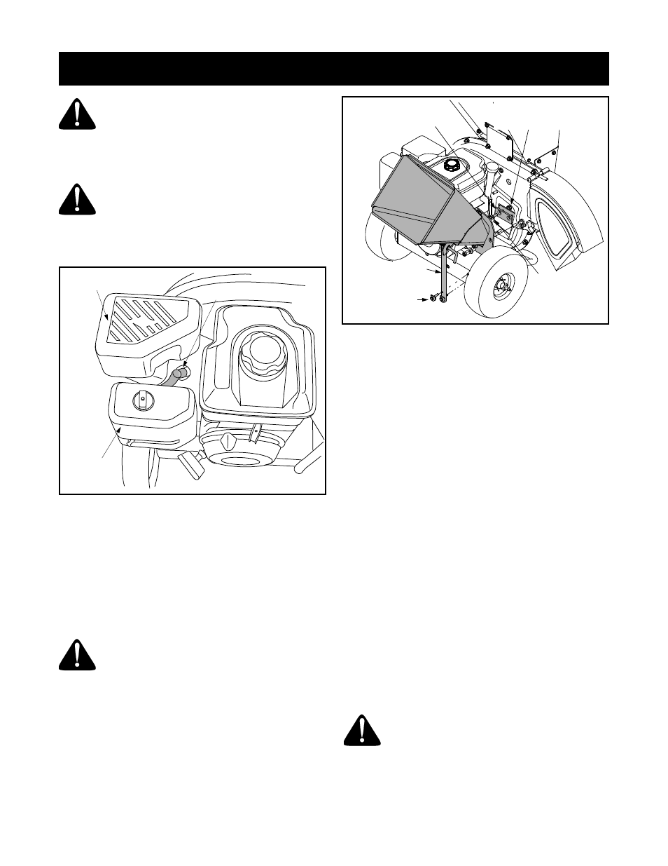 Servicio y ajustes, Reemplazo de las hojas de la cortadora, Reemplazo de la hoja de la trituradora | Craftsman 247.77635 User Manual | Page 42 / 48