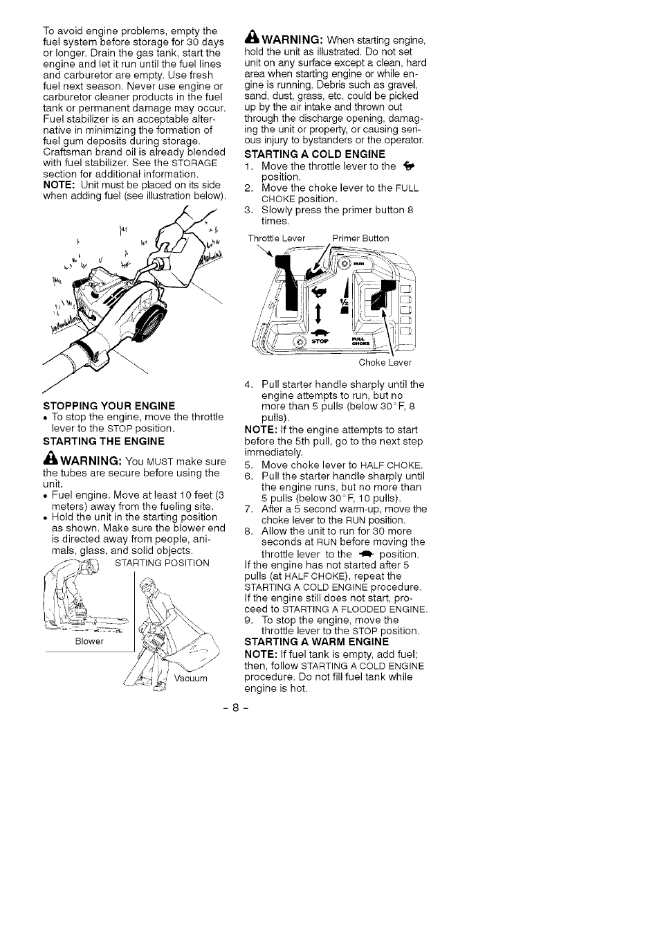 Craftsman 358.794941 User Manual | Page 8 / 13