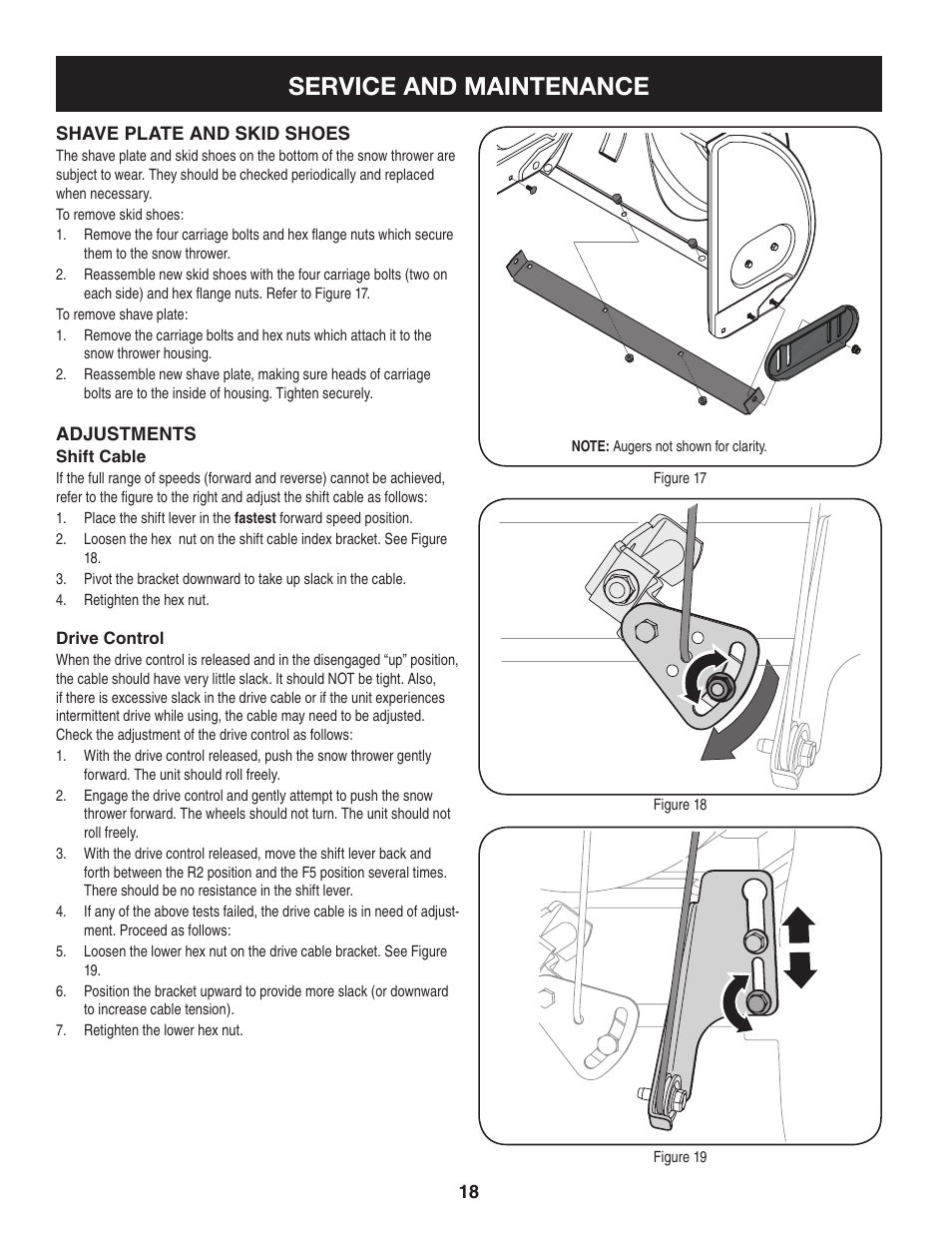 Service and maintenance | Craftsman 247.8819 User Manual | Page 18 / 64