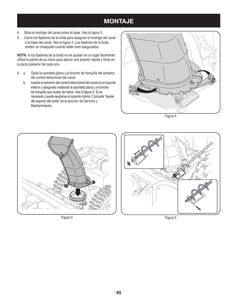 Montaje | Craftsman 247.8819 User Manual | Page 45 / 64