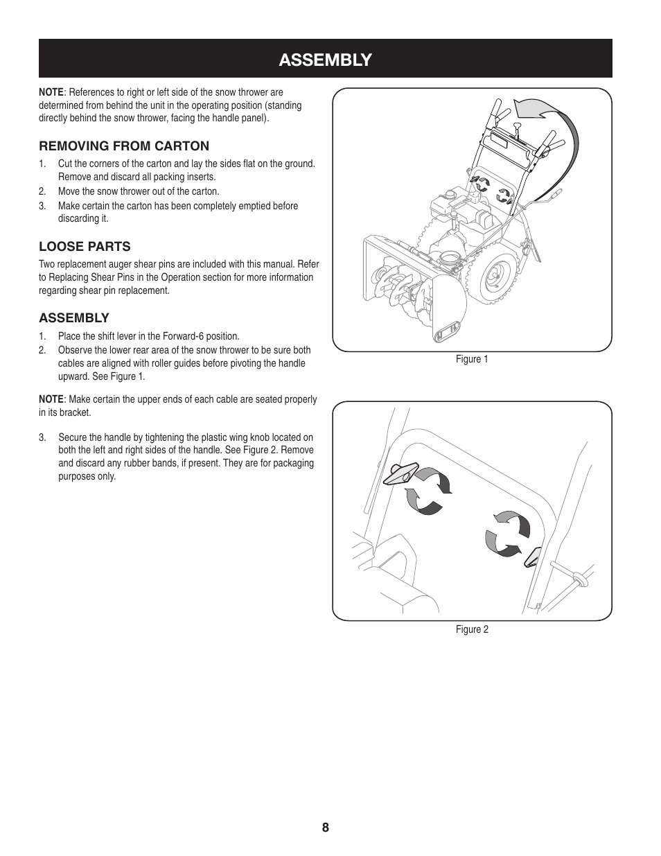 Assembly | Craftsman 247.8819 User Manual | Page 8 / 64