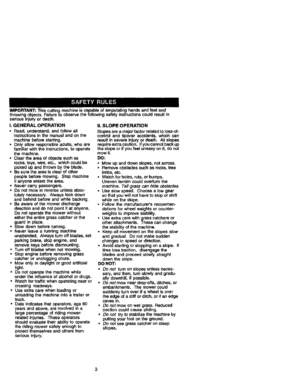 Safety rules | Craftsman 917.271840 User Manual | Page 3 / 60