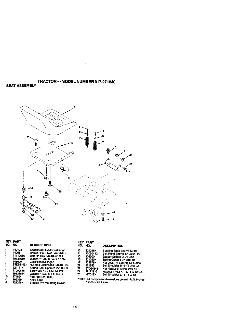 Craftsman 917.271840 User Manual | Page 44 / 60