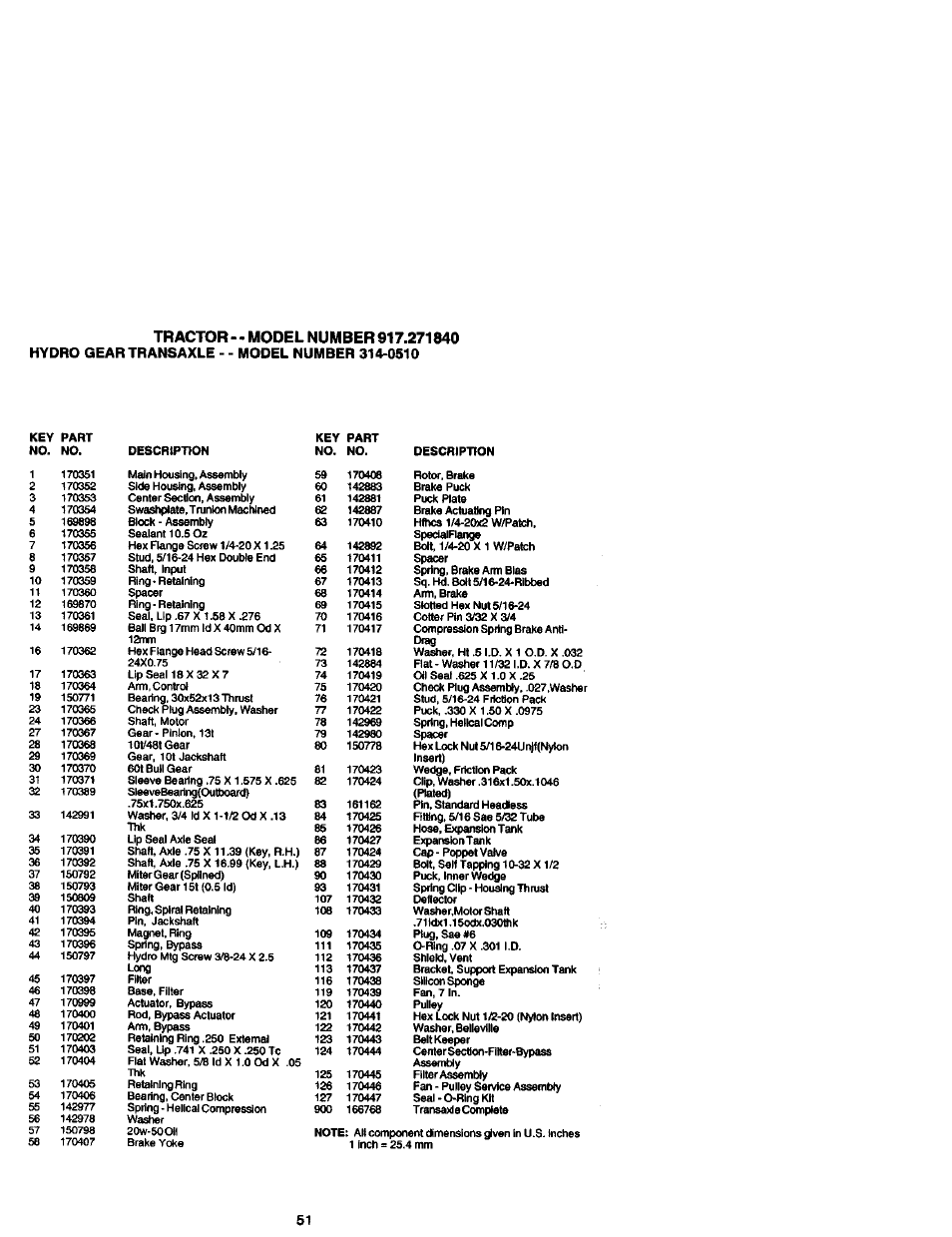 Craftsman 917.271840 User Manual | Page 51 / 60